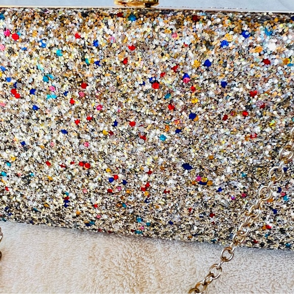 COCO BANANAS SPARKLE THROUGH THE NIGHT CONVERTIBLE CROSSBODY CHAIN STRAP - Picture 3 of 11